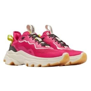 Sorel Womens 8.5 Pink Kinetic Breakthru Day Lace Sneakers